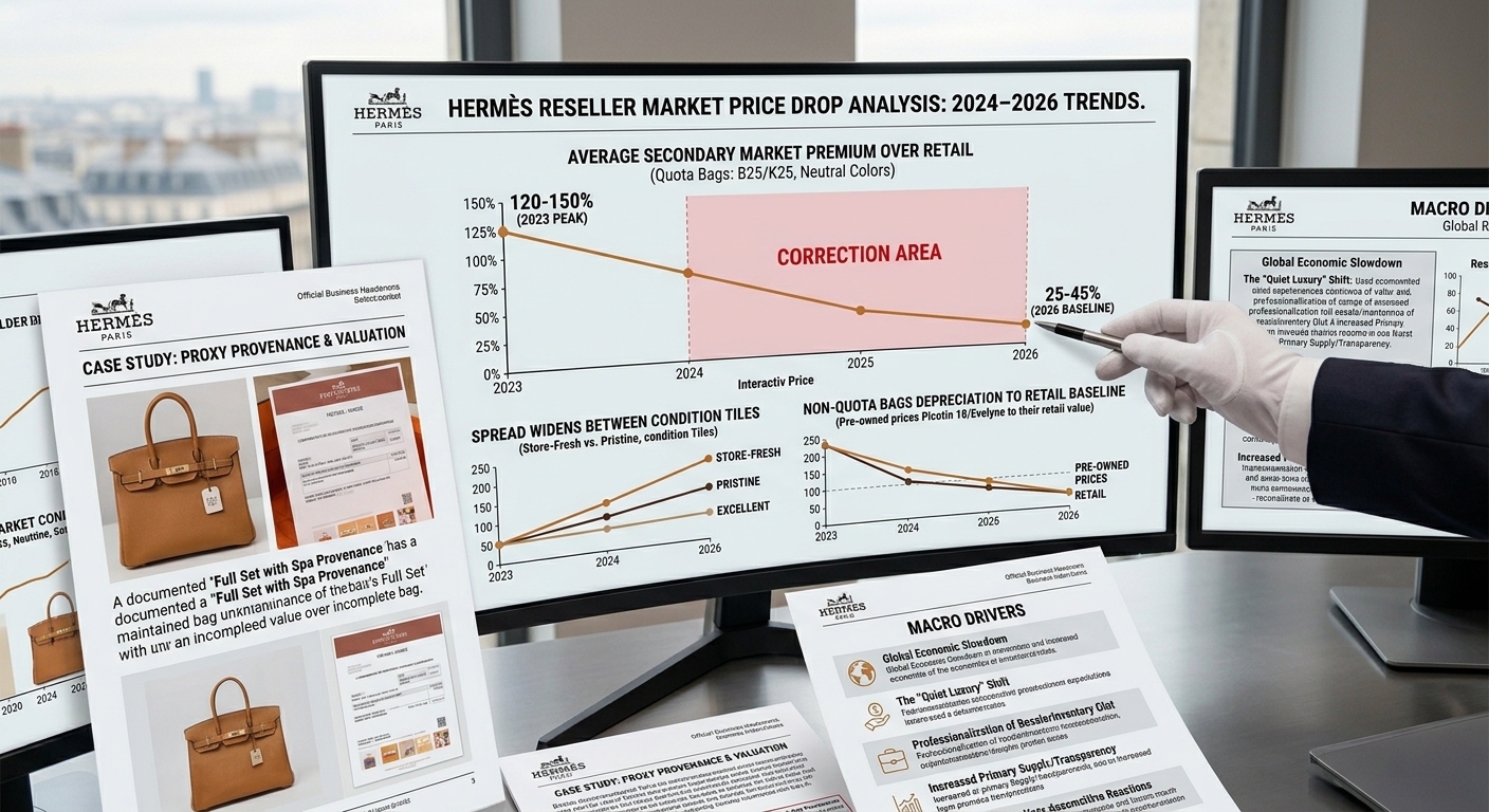 Hermès Reseller Market Price Drop Analysis: 2024–2026 Trends