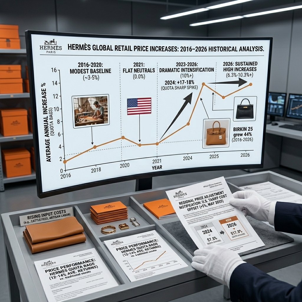 How Often Does Hermès Increase Prices? Historical Analysis