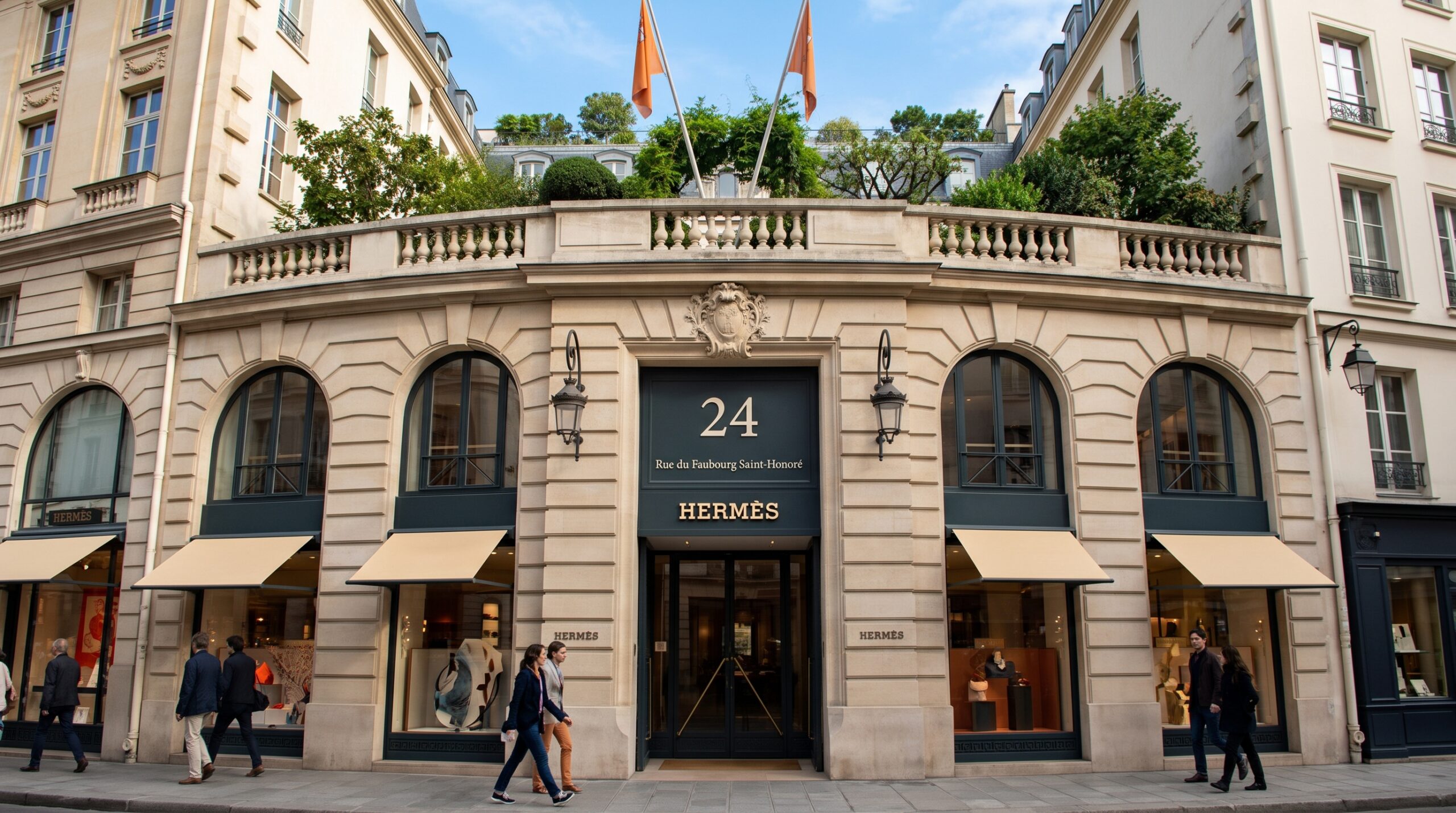 Hermès Faubourg Saint-Honoré flagship boutique in Paris