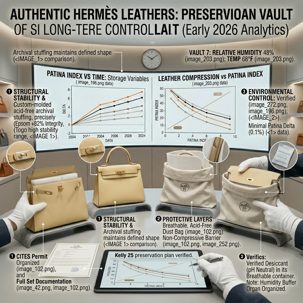 Proper storage and preservation of an Hermès investment bag