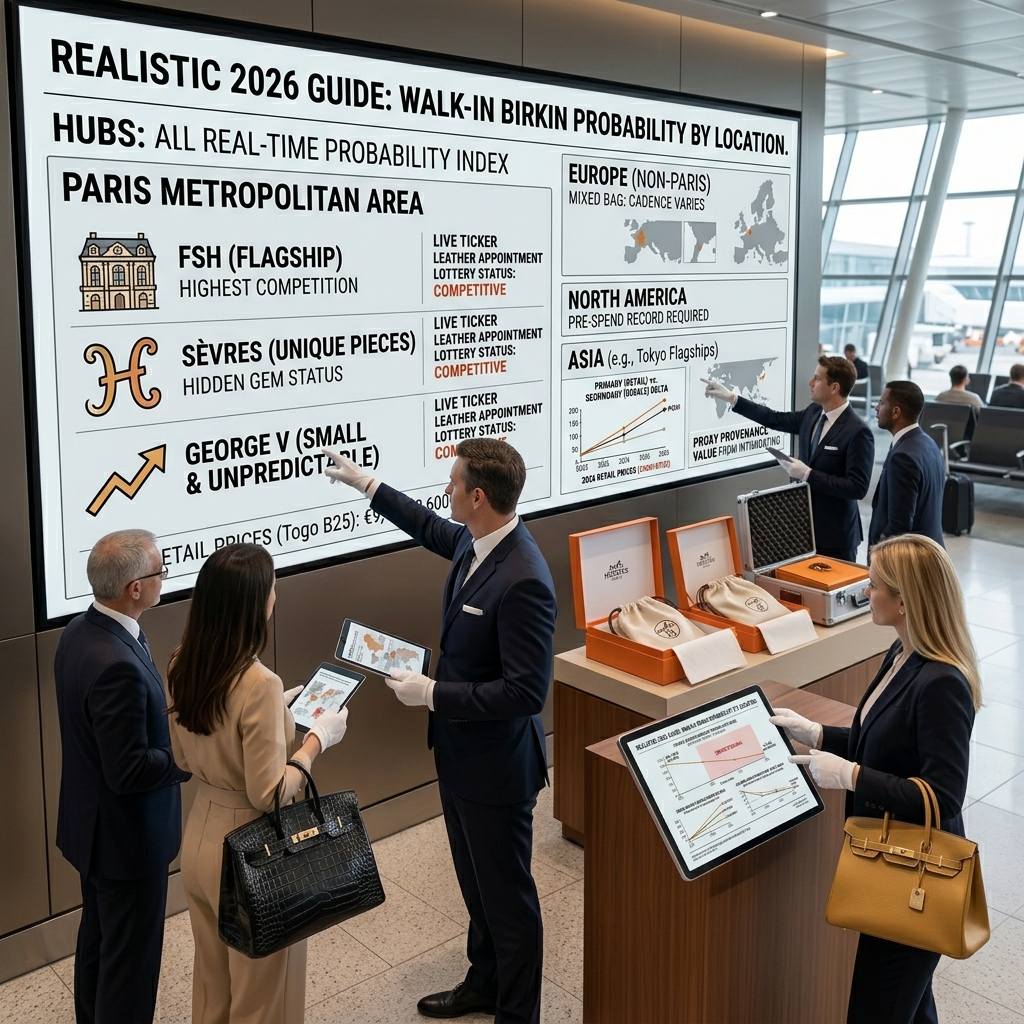 Best Hermès Boutique Locations for Walk-In Birkins (2026)