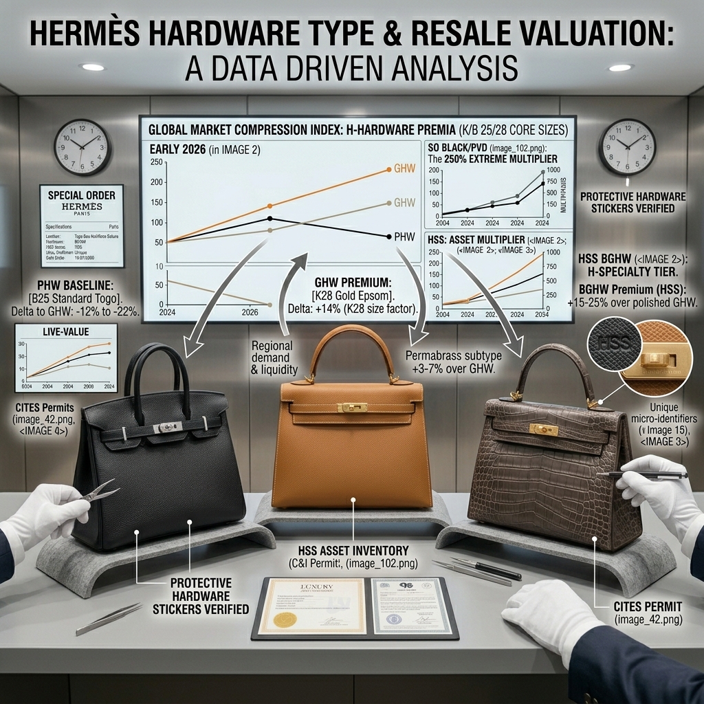How Hermès Hardware Type Affects Resale Price: Full Data Analysis