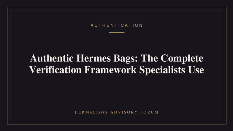 Specialist closely examining stitching and hardware on an authentic Hermes handbag