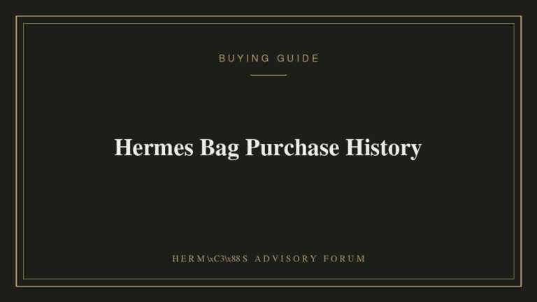 Hermes Bag Purchase History: Why It Matters and How to Track It Hermes boutique shopping bag and receipts representing purchase history documentation