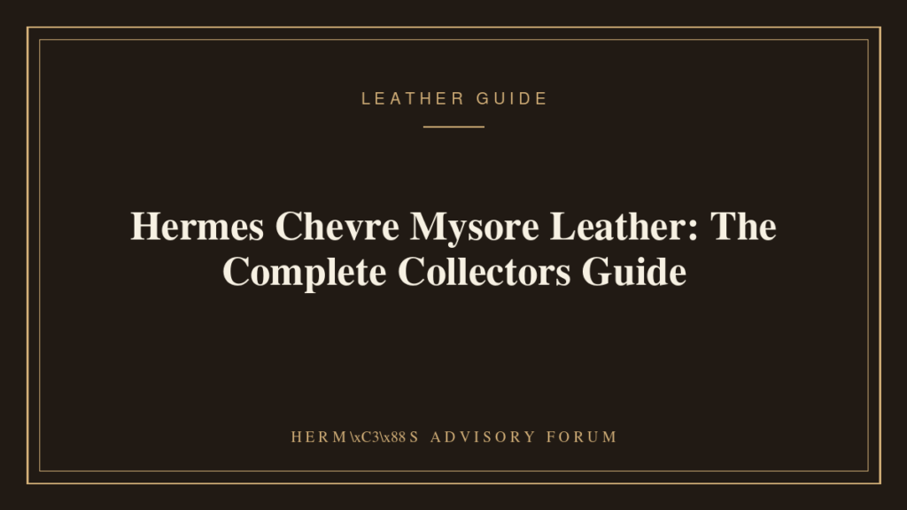 Hermes Chevre Mysore goatskin leather handbag showcasing the fine pebbled grain and vivid color