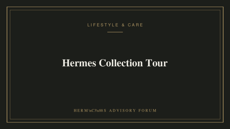 How to Film a Hermes Collection Tour Collectors Actually Want to Watch Organized Hermes handbag collection displayed for a collection tour