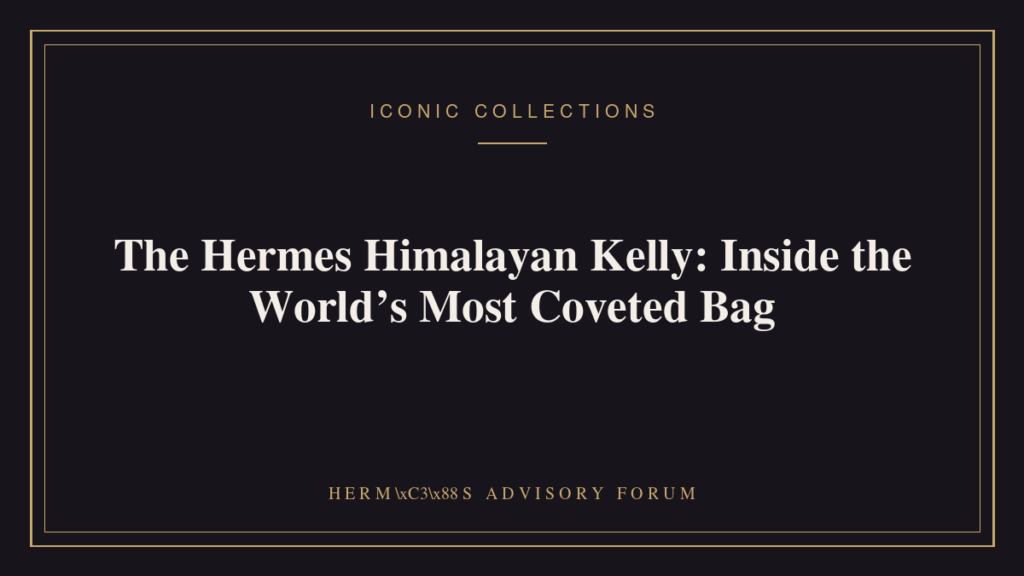 Hermes Himalayan Kelly bag in graduated crocodile leather