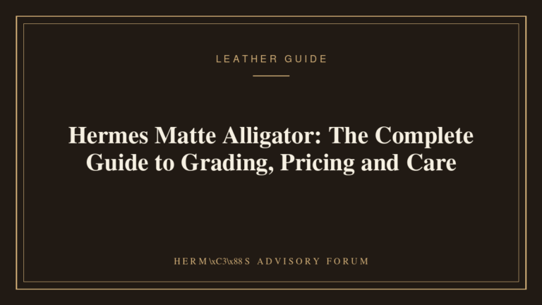 Hermes bag crafted from matte alligator leather showing natural scale texture