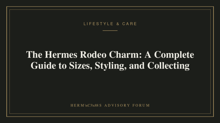 The Hermes Rodeo Charm: A Complete Guide to Sizes, Styling, and Collecting Hermes Rodeo charm attached to a Birkin bag handle