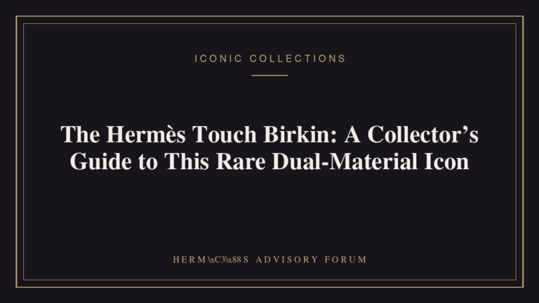 Hermes Touch Birkin bag combining leather and exotic crocodile skin