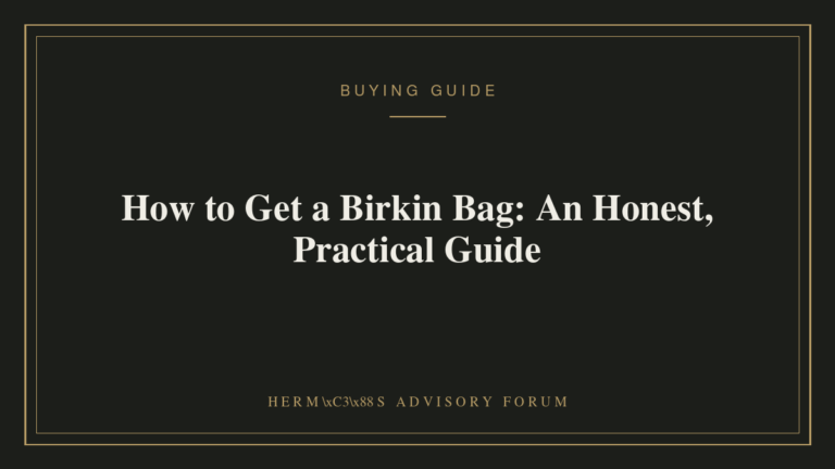 How to Get a Birkin Bag: An Honest, Practical Guide Client browsing Hermès Birkin bags in a boutique display